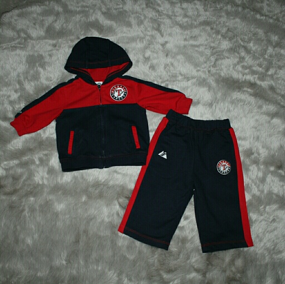 Majestic Other - Majestic Infant Texas Rangers sweat suit